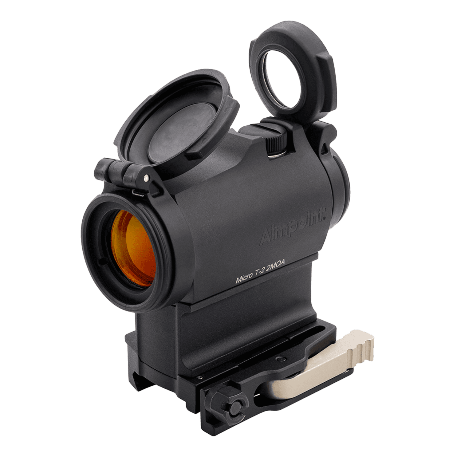 Aimpoint® <br><b>Micro T-2 Schwarz mit LRP Montage | 39 mm</b><br>2 MOA Rotpunkt 2