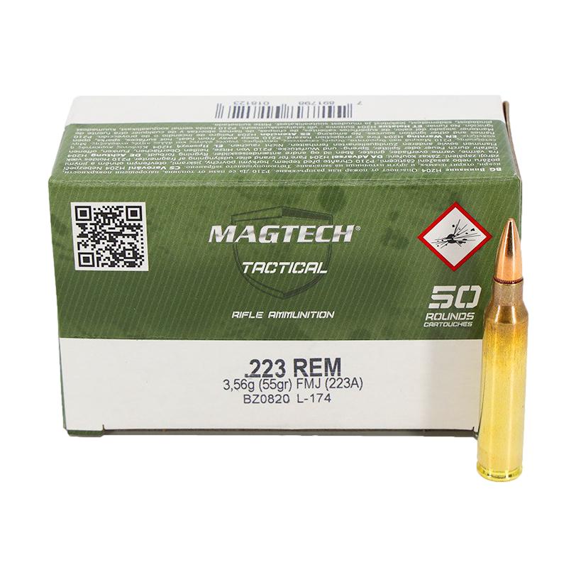 Magtech <br><b>Tactical FMJ | 3.6g | 55grs </b><br>.223 Rem. 1