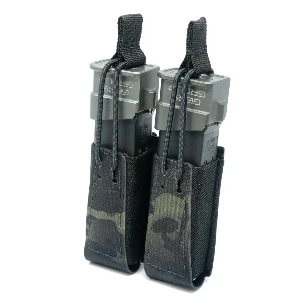 GBRS GROUP Double Pistol Magazine Pouch - Bungee Retention