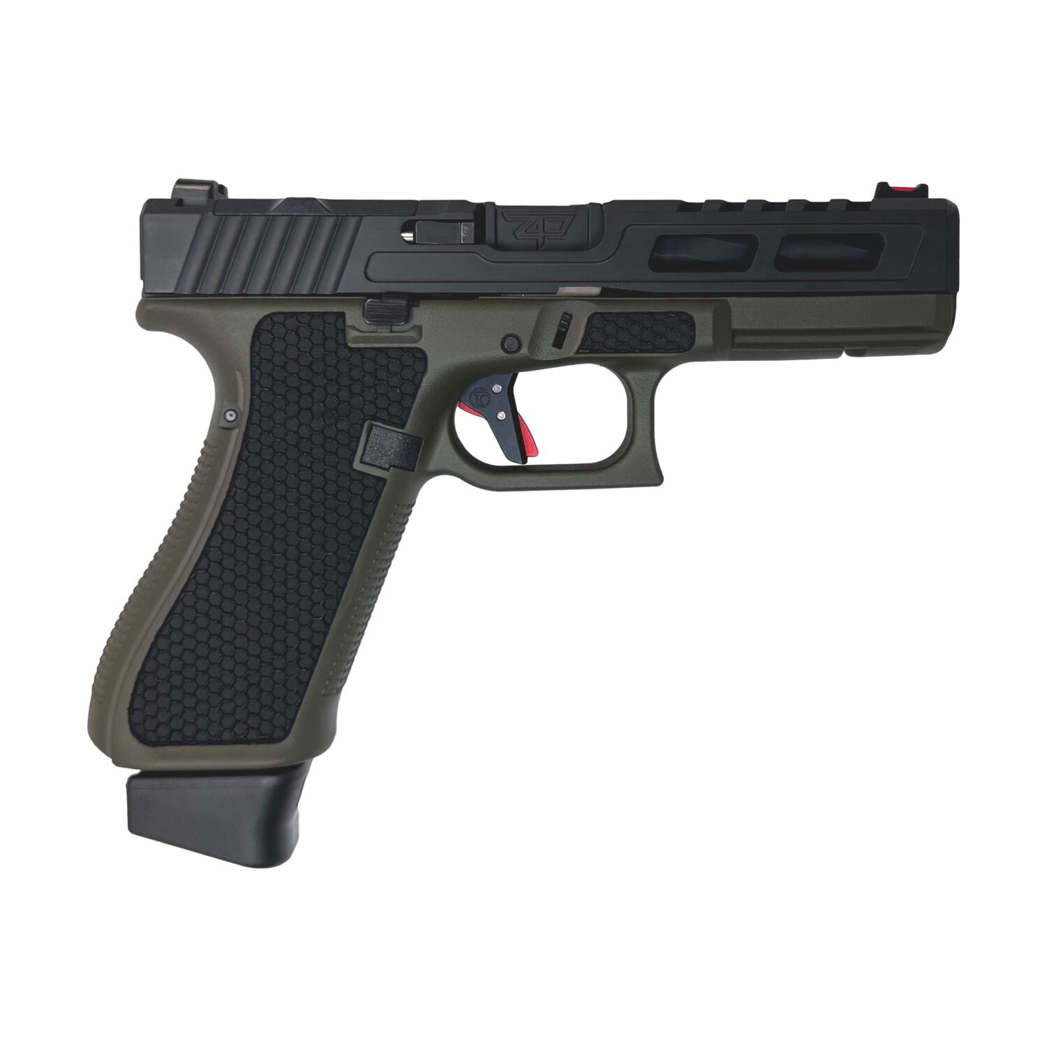 THORON CUSTOM GLOCK G17 Gen5 ZAFFIRI Precision OD-Green