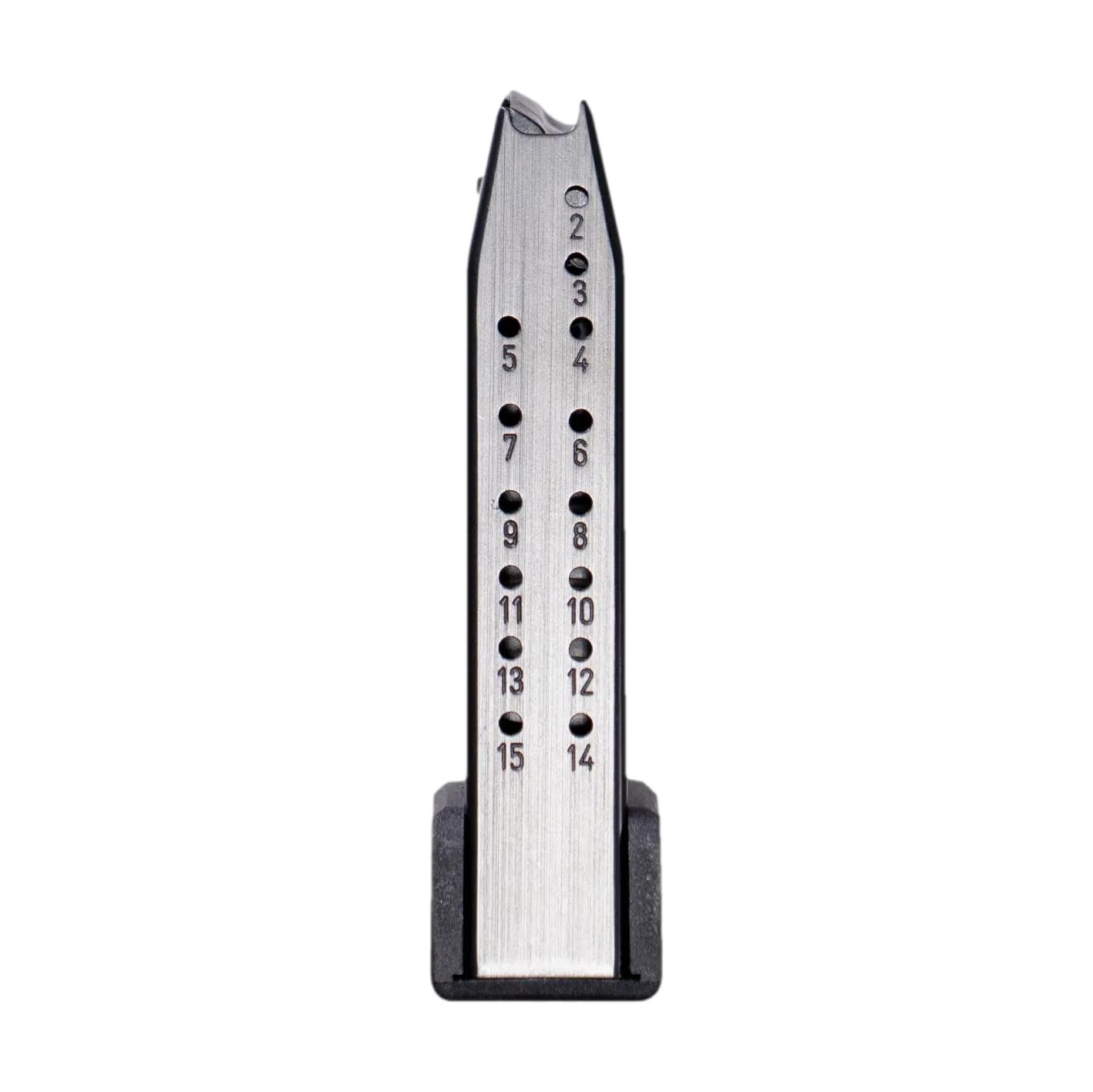 CANiK <br><b>SUB COMPACT SIZE 15 ROUND MAGAZINE WITH FINGER REST</b><br> 9mm Para | 15 Schuss 2