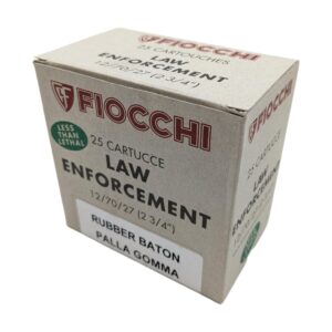 Fiocchi Law Enforcement Rubber Batton12/70 25 Schuss