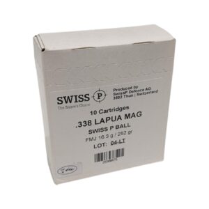 SWISS P Ball FMJ 16.3 g 251 gr .338 Lapua