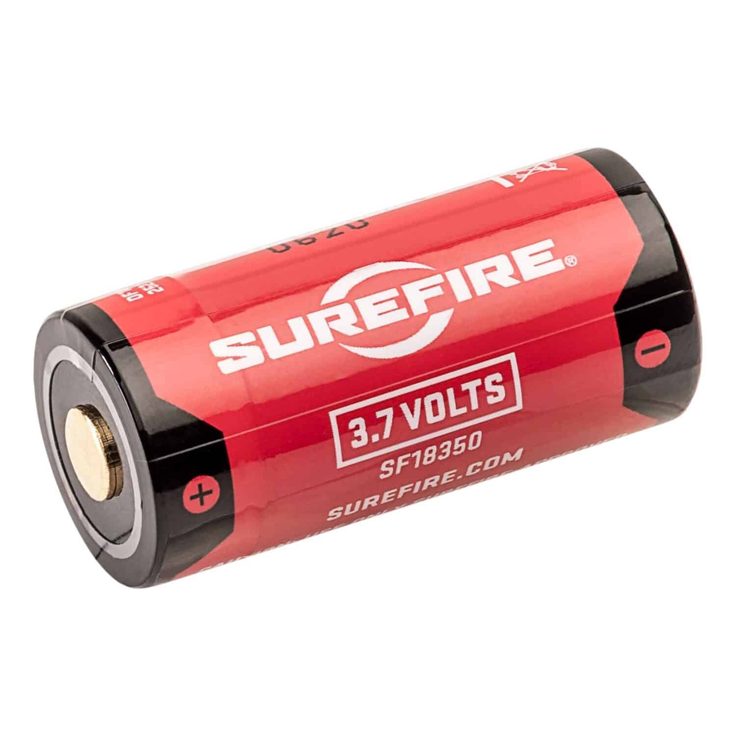 SUREFIRE <br><b>18350 AKKU </b><br>3,7V / 1100mAh 1