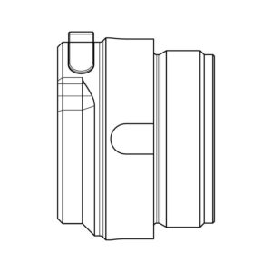 B&T HUB Adapter Print-X Schalldämpfer M.A.R.S QD .223 Rem./.308 Win