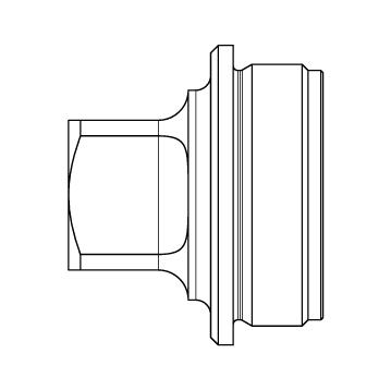 B&T HUB Adapter Print-X Schalldämpfer Direct Mount