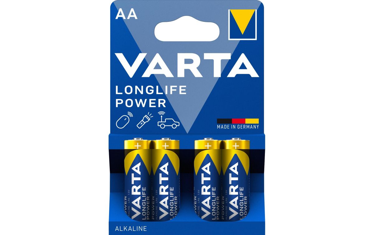 VARTA <br><b>Longlife Power Batterien </b><br>AA | 1,5 V | LR6 1