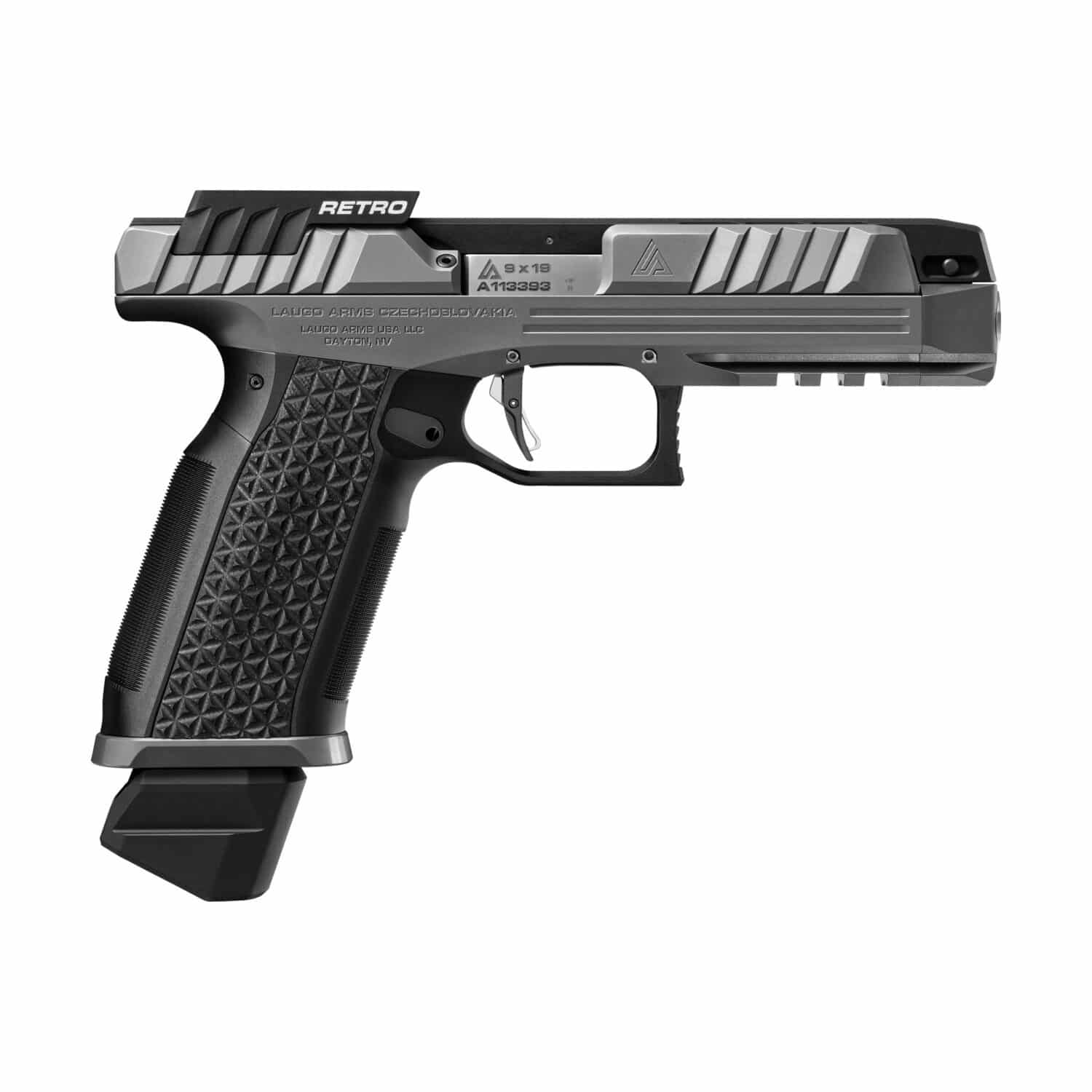 Laugo Arms <br><b>Alien Creator Retro Kit</b><br> 9mm Para | Grey/Black 2