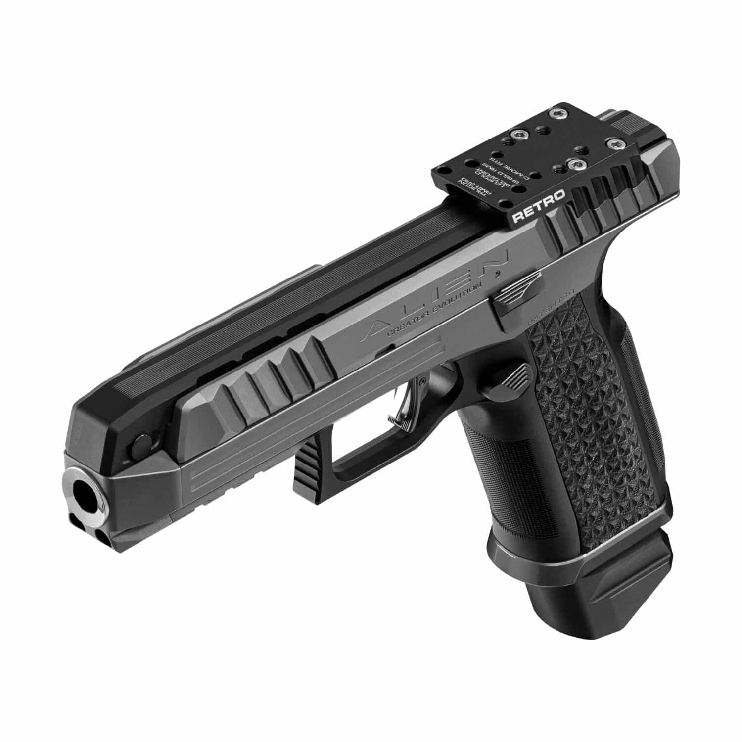Laugo Arms <br><b>Alien Creator Retro Kit</b><br> 9mm Para | Grey/Black 5