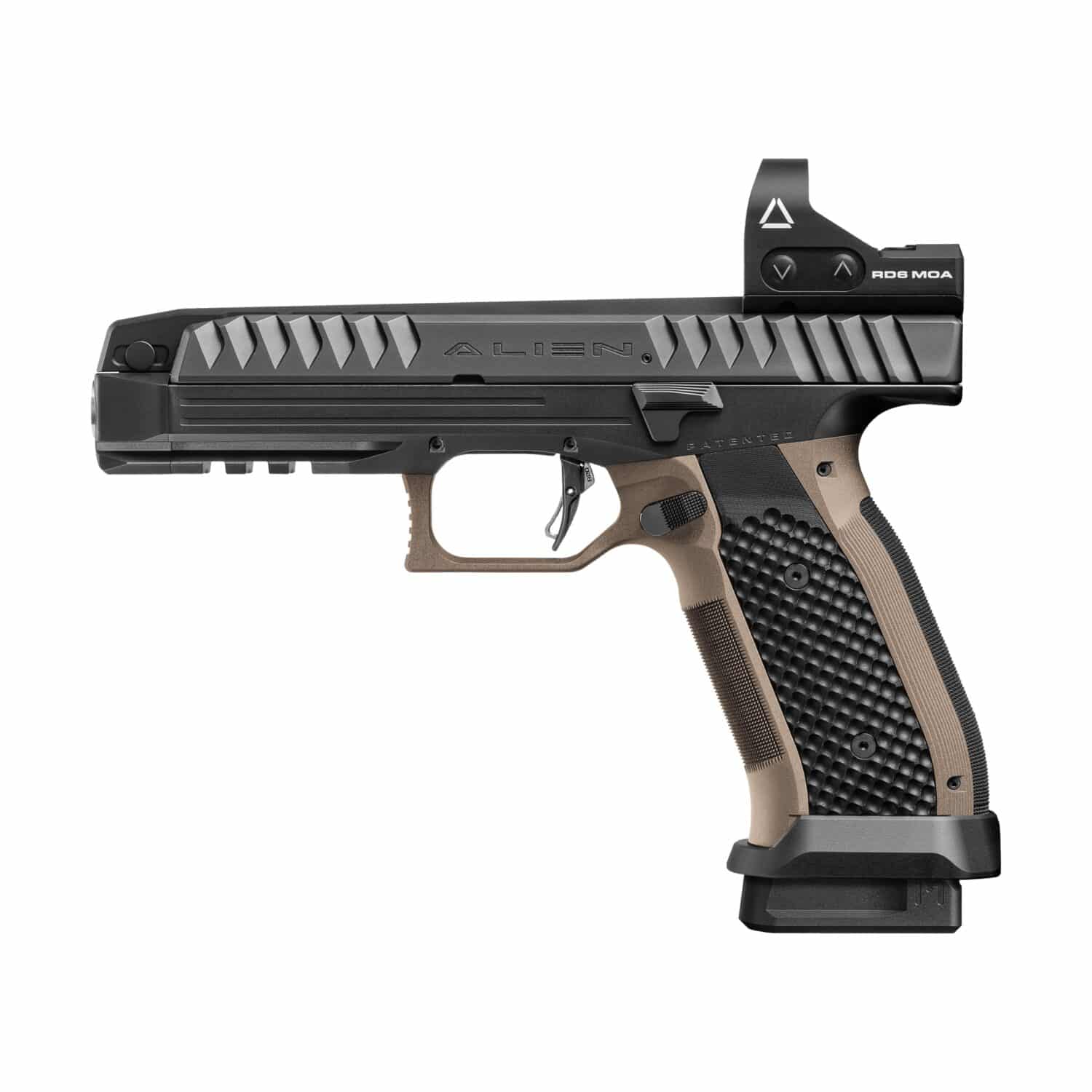 Laugo Arms <br><b>Alien Optic Kit</b><br> 9mm Para | Black/Green | Threaded Barrel 1