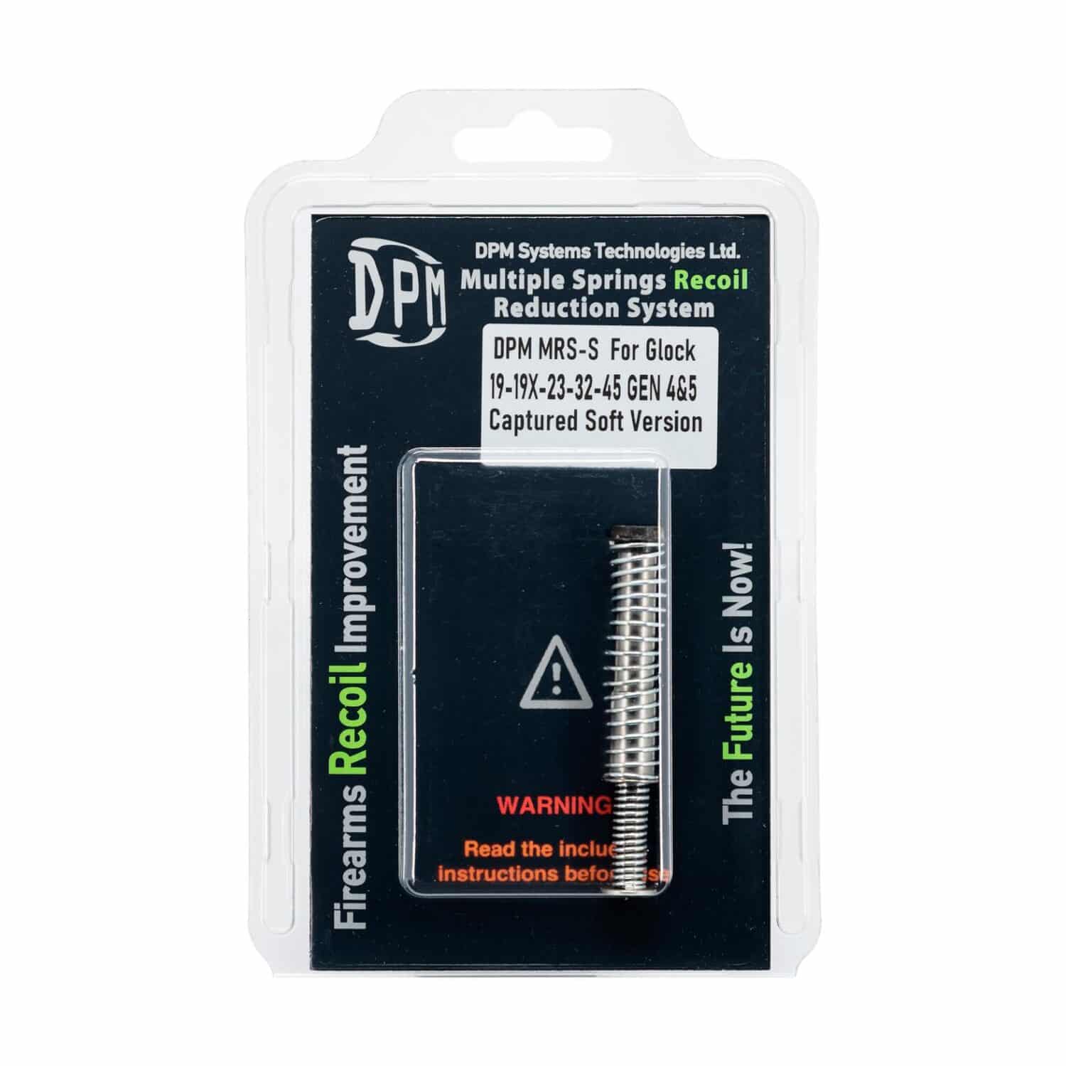 DPM Systems <br><b>Recoil Reduction System </b><br> Glock G4-5 19-19X-23-25-32-45-47 | Captured Version | Soft 2