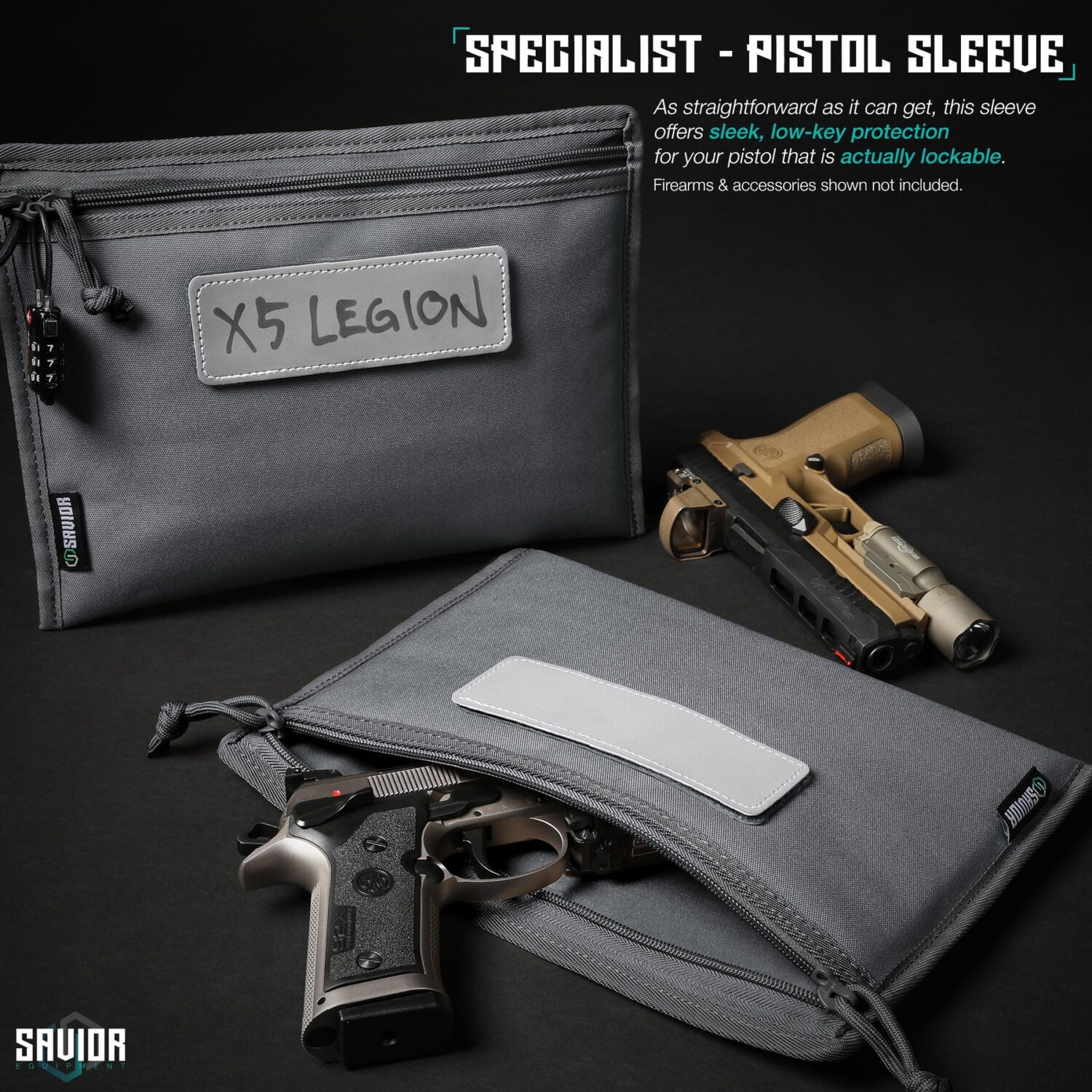 Savior Equipment <br><b>Pistol Sleeve 3 Stück </b><br> zu Specialist - Range Bag 13