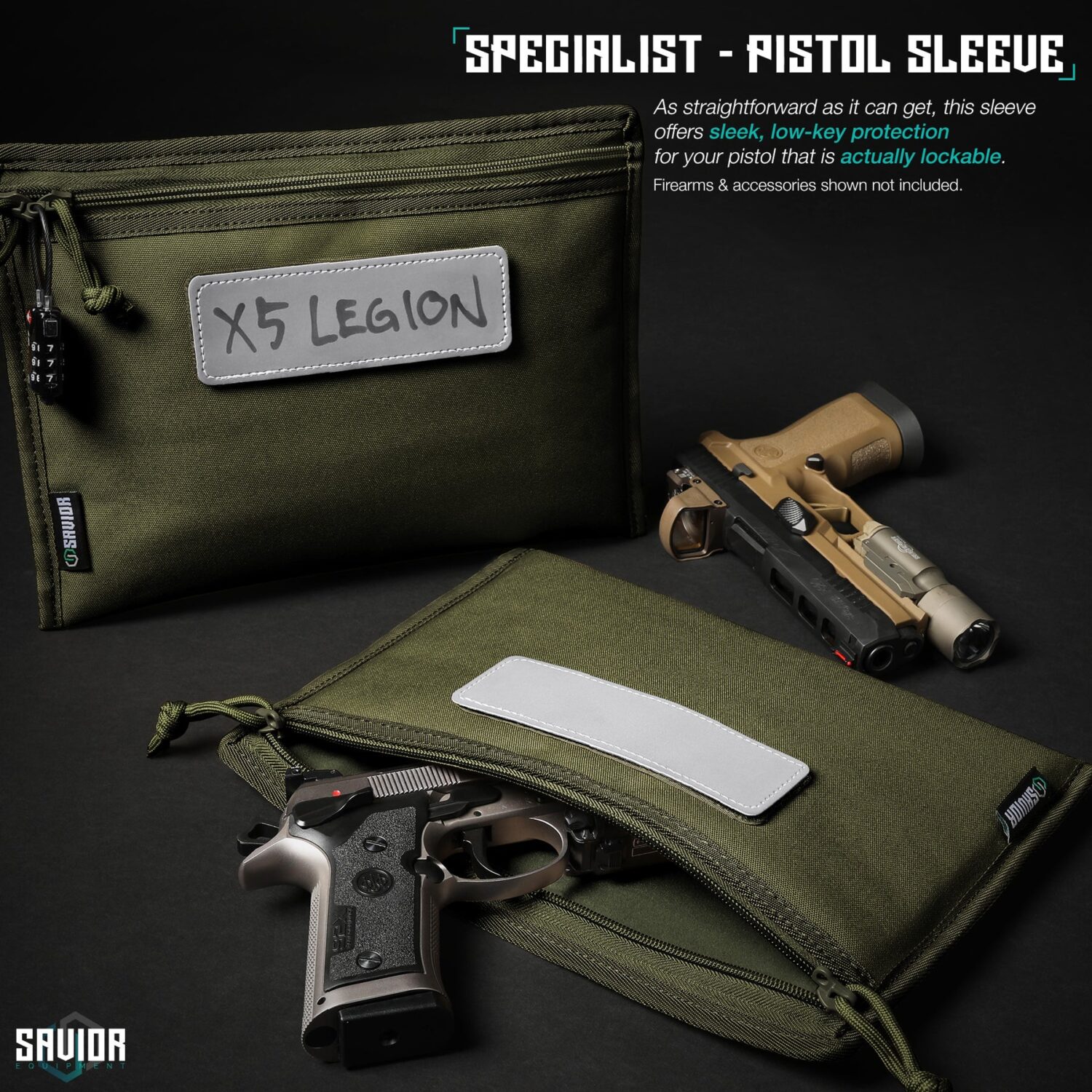 Savior Equipment <br><b>Pistol Sleeve 3 Stück </b><br> zu Specialist - Range Bag 12