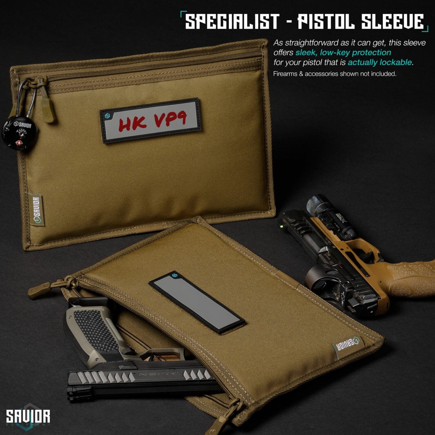 Savior Equipment <br><b>Pistol Sleeve 3 Stück </b><br> zu Specialist - Range Bag 11